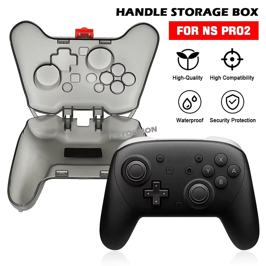 HeroAngel Transparente Hartschalen-Schutzhülle für Nintendo Switch Pro Controller - Bild 4
