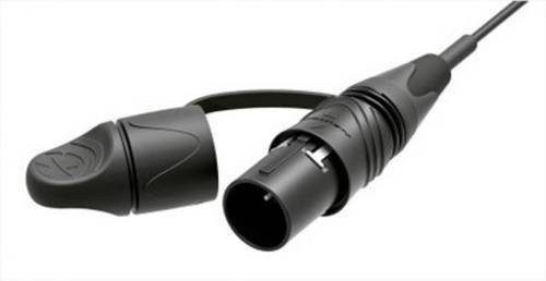 Neutrik NKO2M-L-0-5-BK Glasfaser LWL Anschlusskabel Schwarz, Länge: 5,00 m, 1x LC-Stecker zu offenen Kabelenden - Bild 1