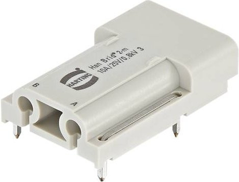 HARTING Stifteinsatz 2 in Grau aus Kunststoff, Artikelnummer 09120023011 - Bild 1
