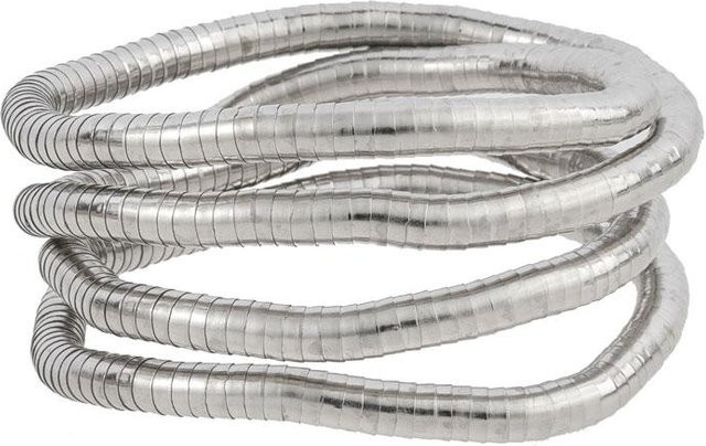 Halskette Schlangenkette, Edelstahl, Silber, 90 cm, Unisex - Bild 1