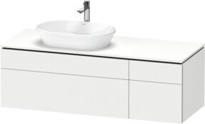 Duravit Waschtischunterschrank L-Cube in Weiß, B/T/H: 142 x 55 x 48,2 cm - Bild 1
