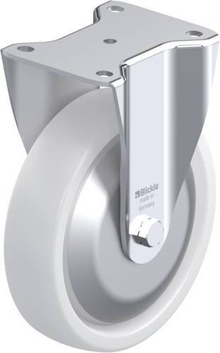 Blickle Bockrolle BH-SPO 201K-FA in Weiß, Rad-Durchmesser: 200 mm, Tragfähigkeit: 900 kg - Bild 1