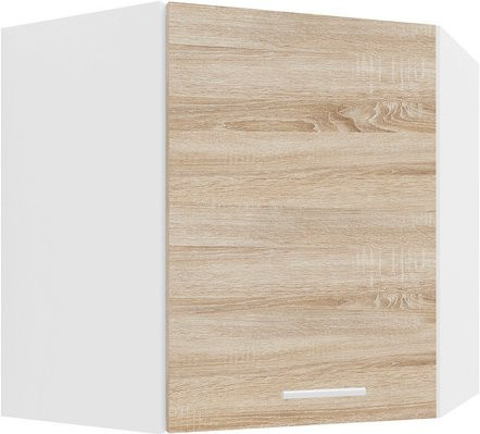 VCM Eckschrank Esilo Küchenschrank Wandmontage Beige/Eiche B/H/T: 57 x 60 x 57 cm - Bild 1