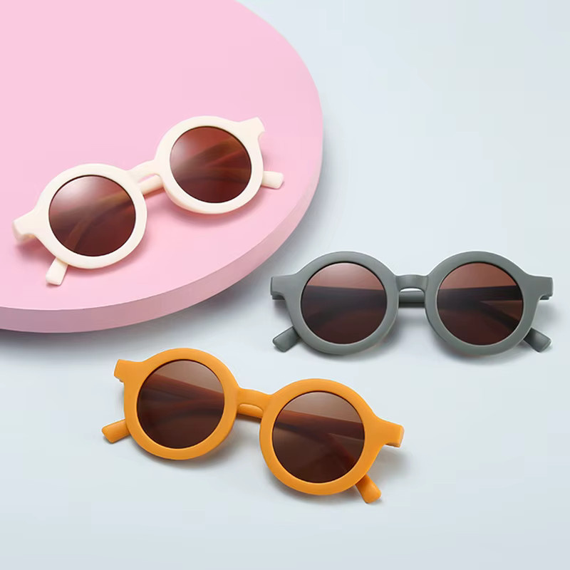 ZUXUB Kindersonnenbrille, rund, Vollrand, Kunststoff - Bild 1