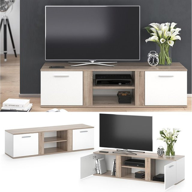 VICCO TV Lowboard NOVELLI Fernsehschrank mit Melaminharzbeschichtung Breite: 155 cm - Bild 1