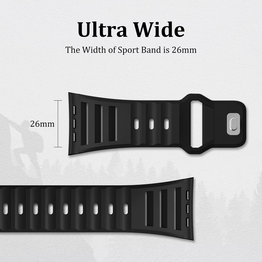 EIMO Uhrenarmband Silikon, Sport, Unisex - Bild 2