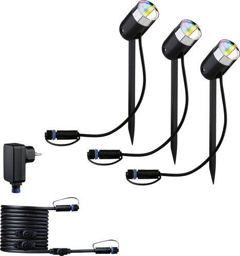 Paulmann Plug & Shine Colour Spot Pike Set RGBW ZigBee Garten-Beleuchtungssystem in Anthrazit - Bild 2