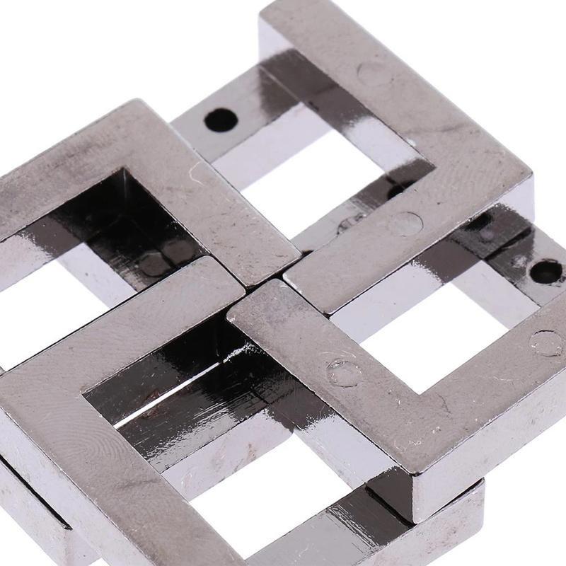 IQ Spiele Quadratisches Schloss Metall 3D-Puzzle ab 12 Jahren - Bild 2