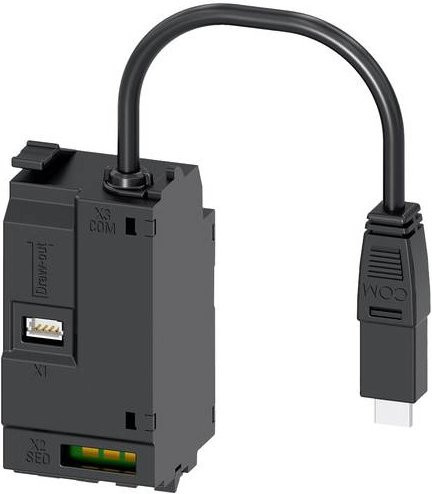 Siemens Kommunikationsmodul 3VA9187-0TB10 Schwarz B/H/T: 29 x 63 x 33 mm - Bild 1