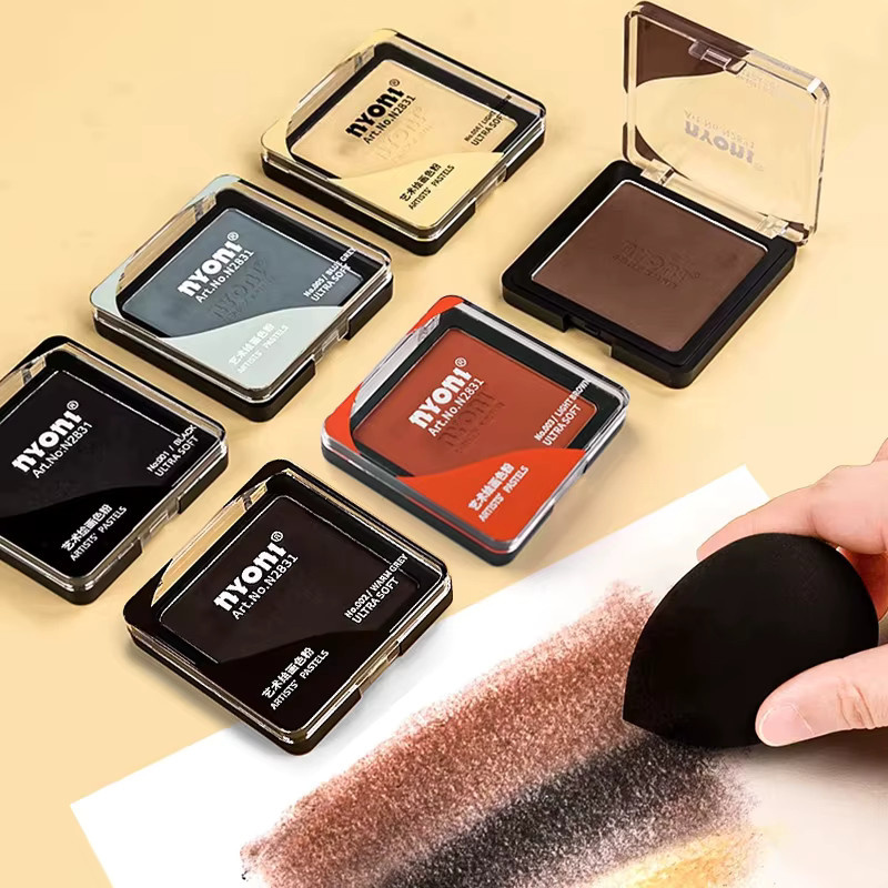 AngelMark Professional Artist Color Powder für Trocken- und Nasszeichnungen, Graphit und Kohle, Ultra Soft für Graffiti und Kunstbedarf, N2831 - Bild 2
