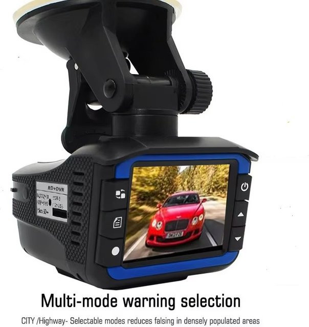 VGR3 Auto-Dashcam mit HD-Aufnahme und 150-Grad-Linse in Schwarz - Bild 1