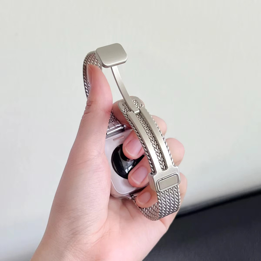 FancyWrist Smartwatch-Armband Edelstahl, Silber, Damen - Bild 3