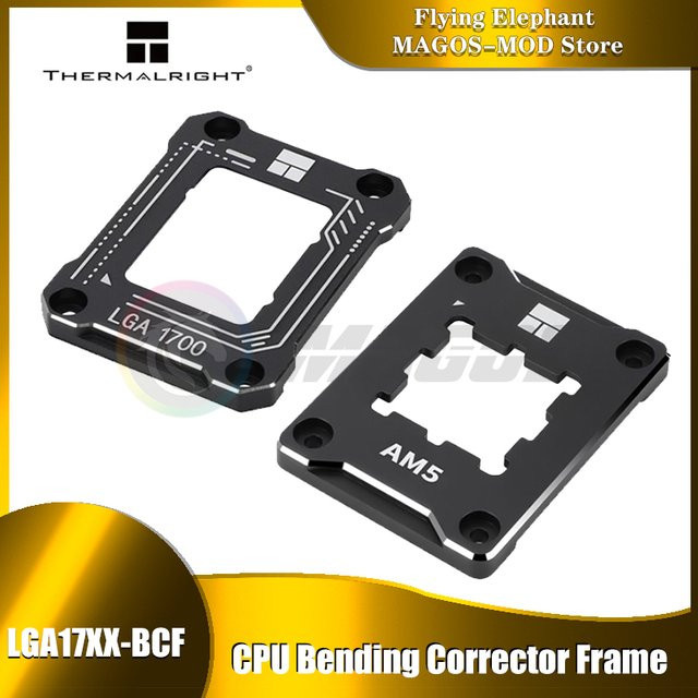 Thermalright CPU-Biegekorrekturrahmen LGA1700 und AM5 Ersatz-Buckle aus CNC-Aluminium in Schwarz - Bild 1