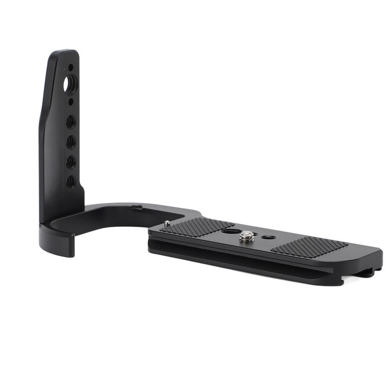 KONNWEI Kamera L-Winkel mit Arca-Basis für vertikalen und horizontalen Wechsel, 1/4-Zoll- und 3/8-Zoll-Gewinde, Schwarz - Bild 3