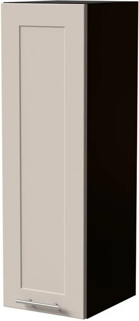 Feldmann-Wohnen Hängeschrank Oslo modern in Schwarz und Kaschmir Matt B/T/H: 30 x 32,5 x 96 cm - Bild 1