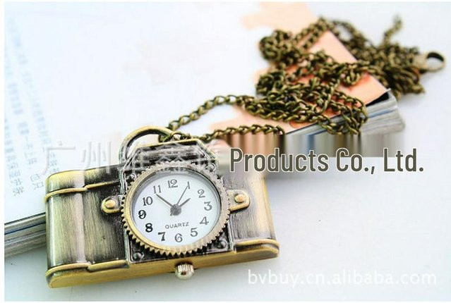 UrbanEdge Taschenuhr Quarz, Messing, Grau, Damen - Bild 1