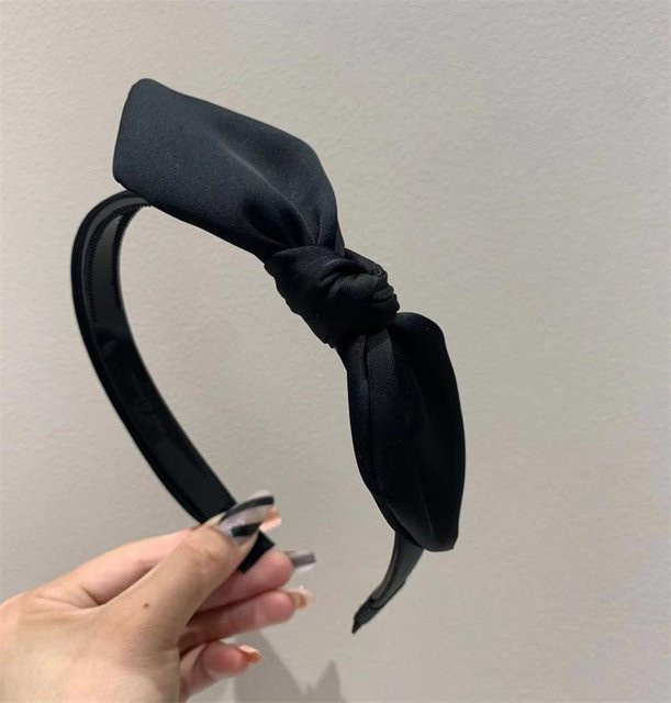 Rd lala Stirnband Satin, Schleifenknoten, Damen - Bild 1