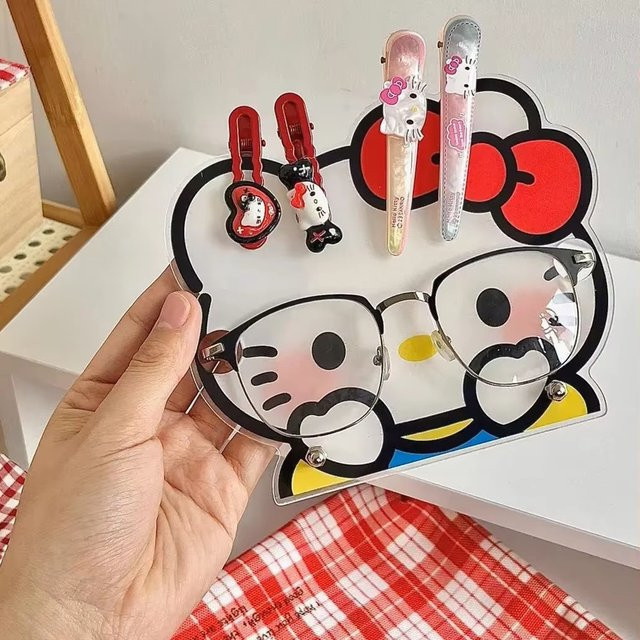 Keeppley Haarnadel-Organizer aus Acryl in Transparent, dekorativer Brillenhalter und Desktop-Organizer für dein Zuhause - Bild 1
