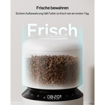 Petlibro Futterautomat in Weiß mit 3l Fassungsvermögen - Bild 2