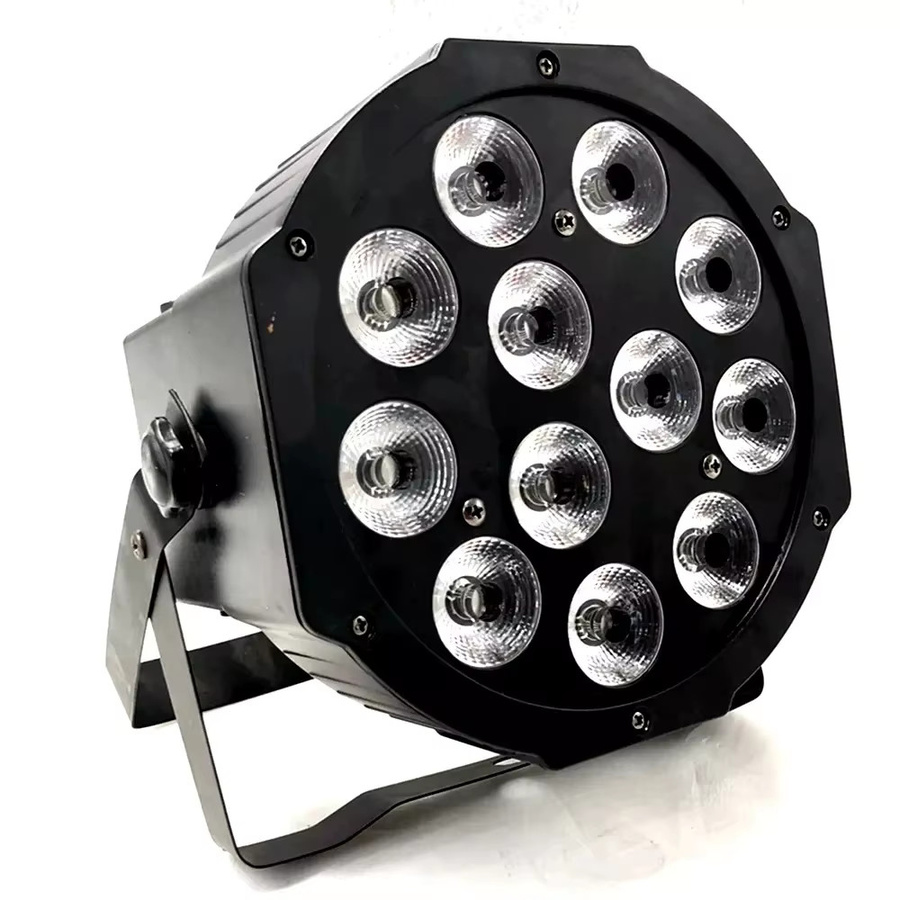 HYULIGHTS LED-Par-Licht RGBWAUV mit 12x18W, 8 Kanäle DMX 512 Steuerung, Schwarz - Bild 6