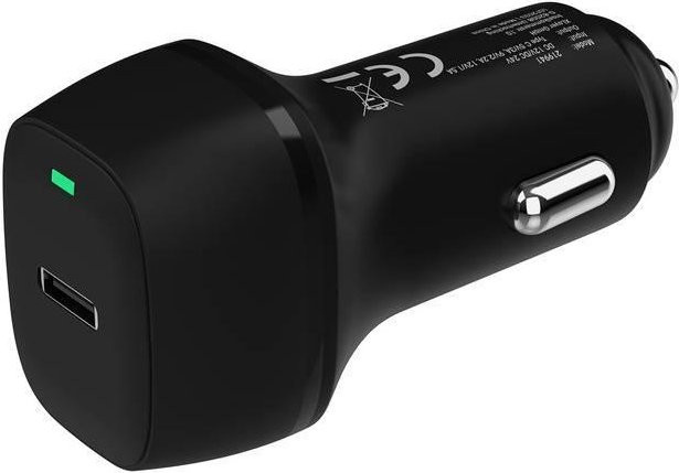 XLayer USB-C Autoladegerät 20W Schwarz - Bild 1