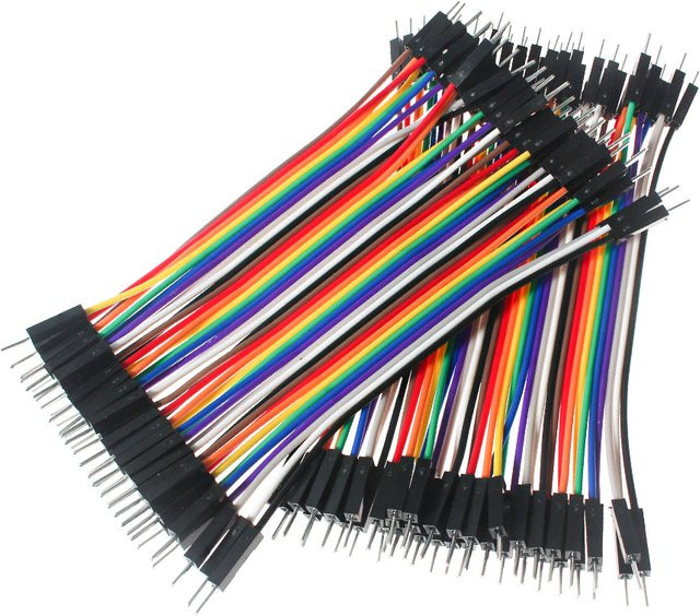 40er Set DuPont Jumper Kabel Set mit 40 Pin Buchse auf Buchse, Stecker auf Stecker und Stecker auf Buchse in verschiedenen Längen 10 cm, 15 cm und 20 cm, Mehrfarbig - Bild 1