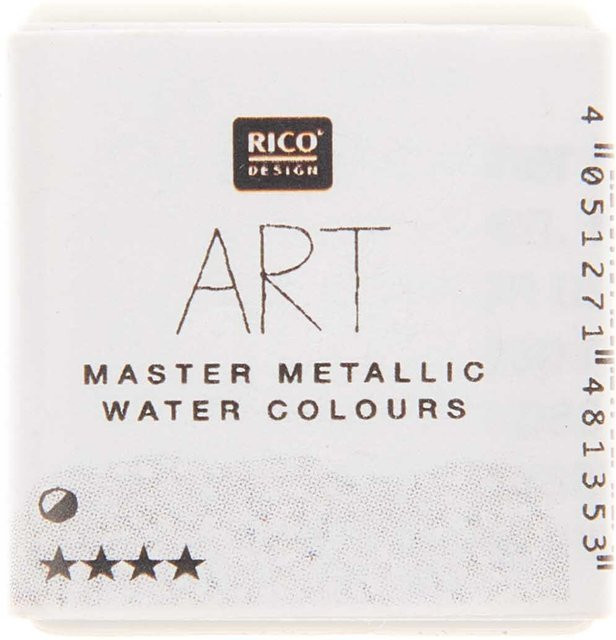 Rico Design ART Master Metallic Aquarellfarbe Perlmutt im halben Näpfchen - Bild 1