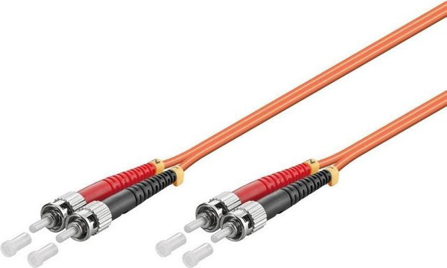 MicroConnect Glasfaser Patchkabel OM2 ST/UPC auf UPC, Länge: 10 m, Farbe: Orange - Bild 1