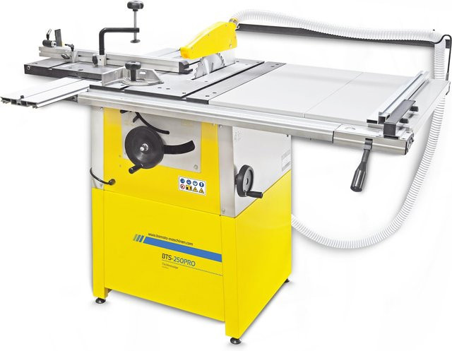 BAMATO Tischkreissäge BTS-250PRO in Gelb mit 400V Anschluss - Bild 1