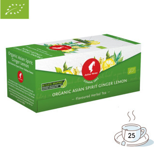 Julius Meinl Bio Tee Ingwer Zitrone, Kräutertee, 25 Teebeutel, 43,75 g - Bild 1