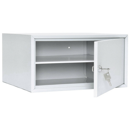 Rottner Möbeltresor Homecase aus Stahl in Lichtgrau, B: 37 cm, H: 19 cm, T: 32,5 cm - Bild 2