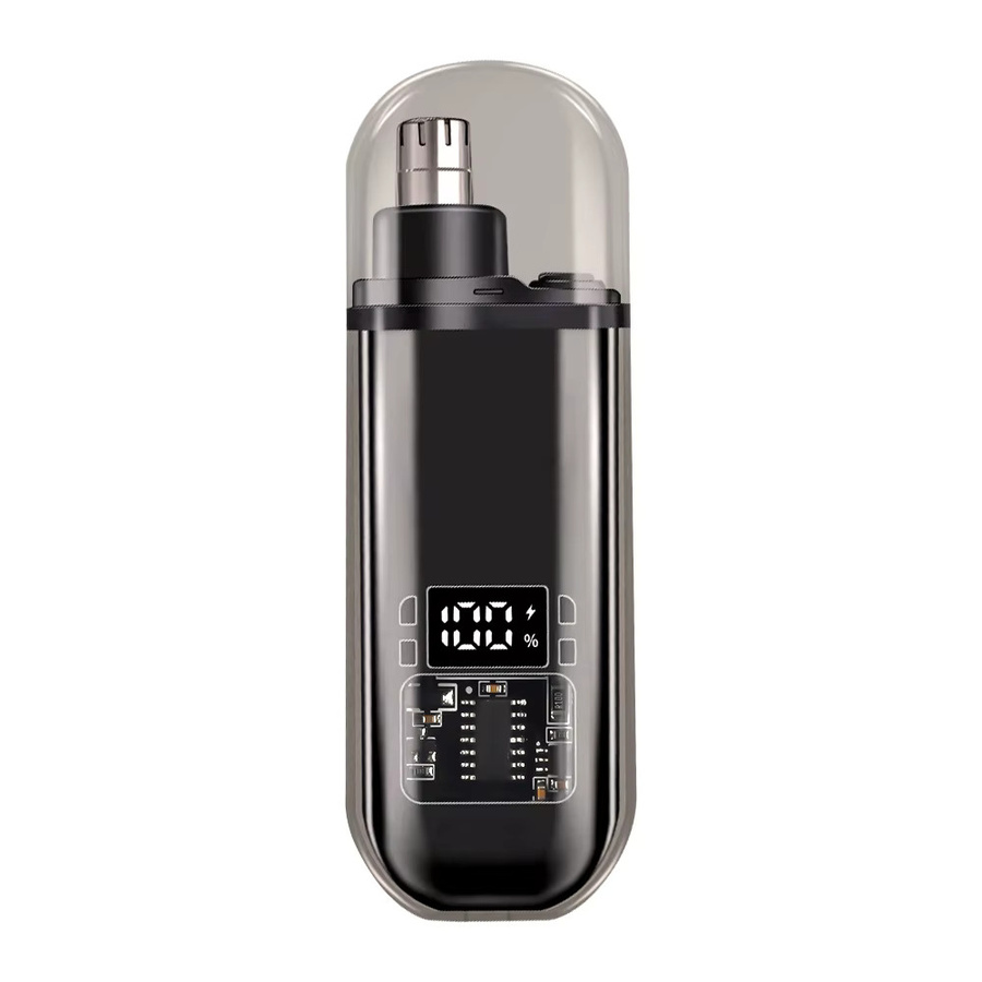 AFDEAL Nasenhaarschneider, Mini-Elektro-Nasenhaarschneider, Schwarz, Unisex - Bild 7