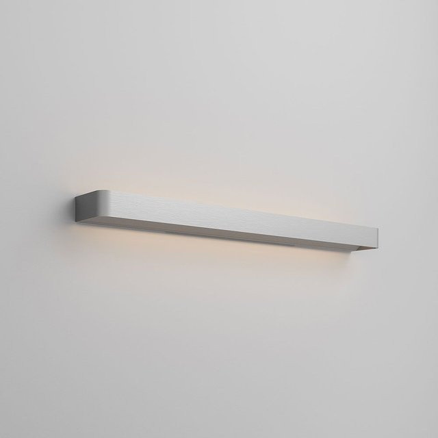 Rotaliana Frame W4 LED-Wandleuchte in Nickel gebürstet, dimmbar mit Push-Dimmer, warmweißes Licht (3000K) - Bild 1