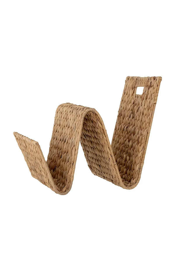 Bloomingville Zeitschriftenhalter aus Wasserhyazinthe in Beige, Höhe: 50 cm, Breite: 34 cm, Tiefe: 34 cm - Bild 1