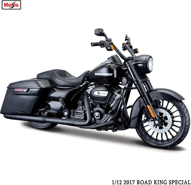 Maisto Harley Davidson 2017 Road King Special Classic Motorradmodell 1:12 Druckguss - Bild 1