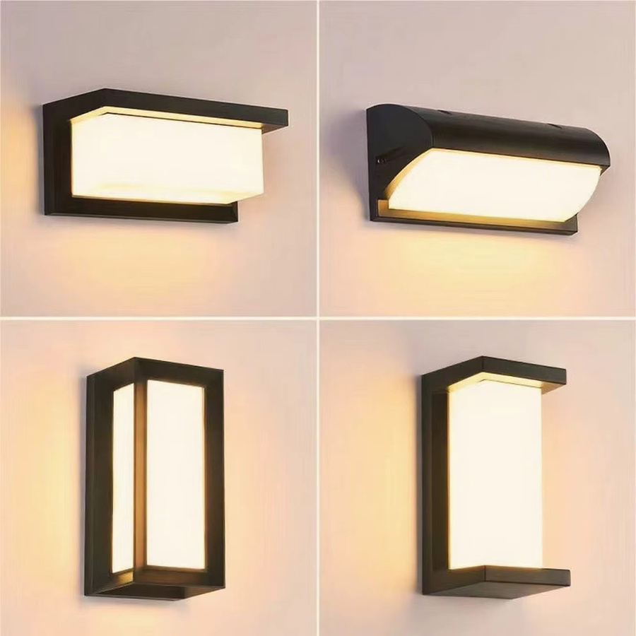 Moderne quadratische LED Wandleuchte von CHENBEN in Schwarz mit Up-Down-Licht, IP65 wasserdicht für Balkon, Wohnzimmer und Schlafzimmer, 25 W - Bild 3