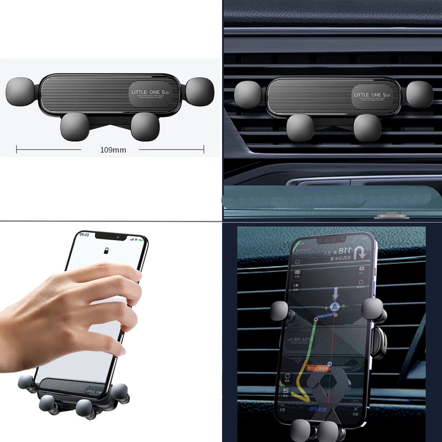 Auto-Handyhalter für Volkswagen VW Passat B9 2024 2025 mit 12,9 Zoll Display, GPS-Navigationsständer in Schwarz - Bild 4