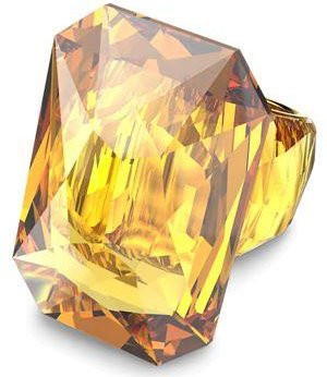 Swarovski Ring, Kristall, beige, Damen, Größe 58 - Bild 1