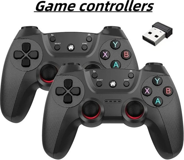 BOYHOM Wireless Doppel-Game-Controller Green für Android, PC und Smart TV Box mit 2,4 G Bluetooth Verbindung - Bild 1