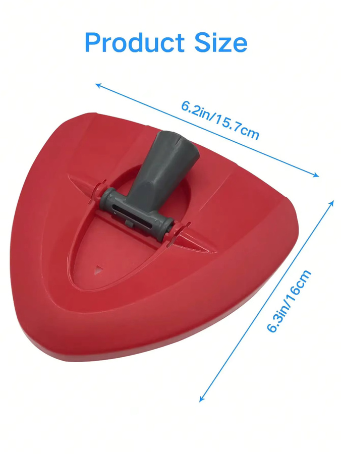 Vileda Ersatzteil-Set für 1 Tank-System mit ausziehbarem Teleskopstiel und dreieckiger Basis in Rot - Bild 3