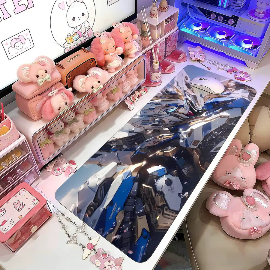 M-Mecha G-Gundam Mauspad Multicolour Schreibtischunterlage für Laptop und Tastatur - Bild 5