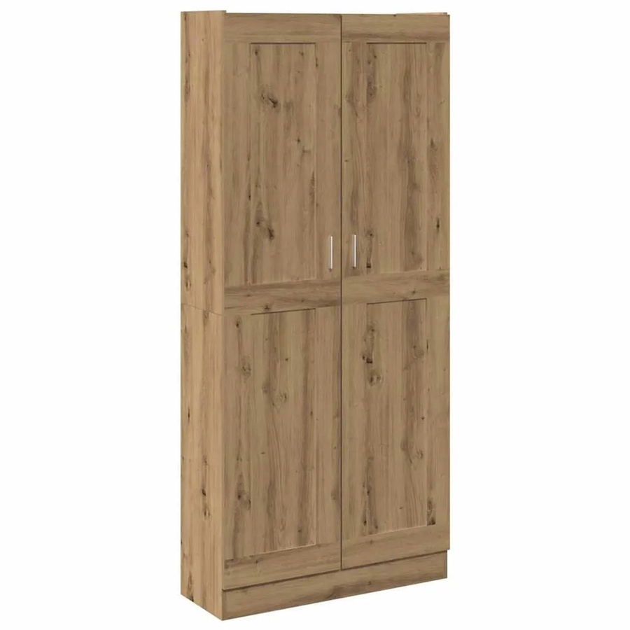 vidaXL Highboard Artisan-Eiche in Braun, B/T/H: 82,5 x 30,5 x 185 cm - Bild 2