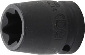 BGS Kraft-Steckschlüssel-Einsatz E-Profil 9779-22 mit 1/2 Zoll Antrieb und SW E22 in Schwarz - Bild 1