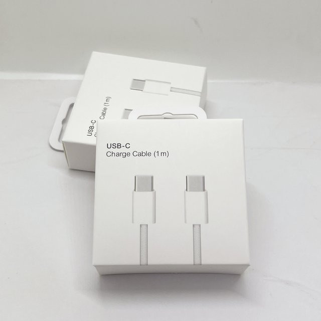 Original USB-C auf USB-C Ladekabel mit 60 W PD Schnellladefunktion aus gewebtem Material für iPhone 16 15 Pro Max, Huawei, Xiaomi und Samsung - Bild 1