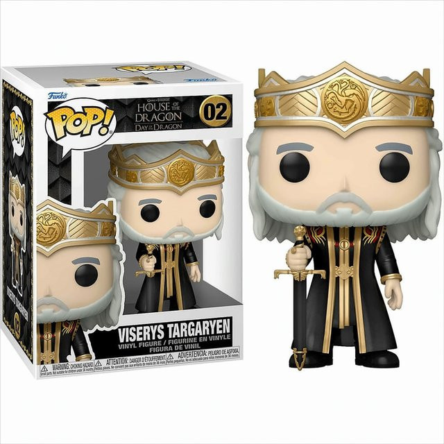 Funko Pop House of the Dragon Viserys Targaryen, Einzelfigur, ab 3 Jahren - Bild 1