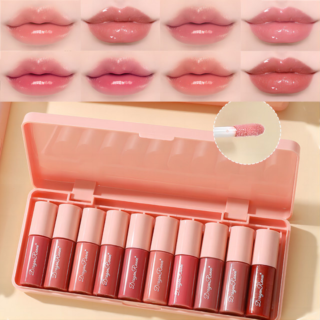 Dragon Ranee Lipgloss Set, 10 Stück, schimmernd, Unisex - Bild 1