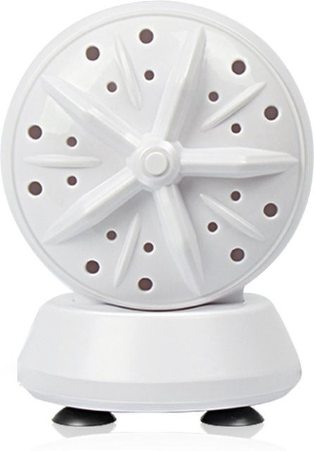 Tragbare Mini-Waschmaschine Koogeelife mit Doppelturbinen und Quick-Wash-Funktion, Top-Loader, Weiß - Bild 1