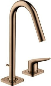 Hansgrohe Axor Citterio M 2-Loch-Waschtischarmatur in Gold mit Pop-up-Abfluss - Bild 1
