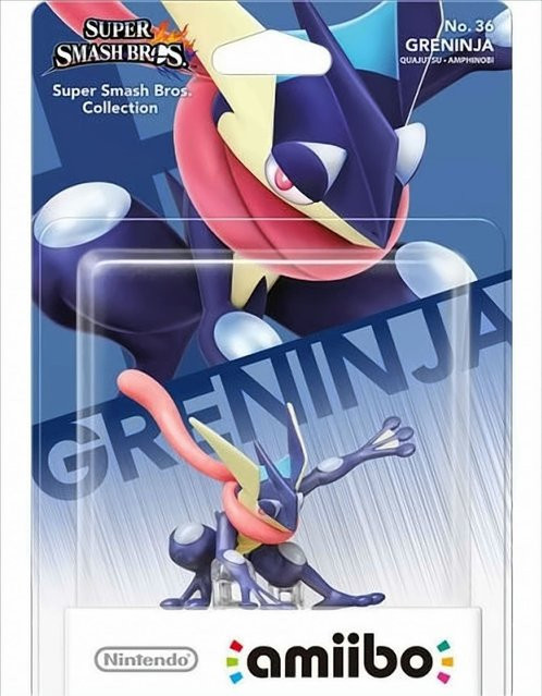 Nintendo amiibo Smash Greninja #36 Figur, Pokémon, Einzelfigur - Bild 1