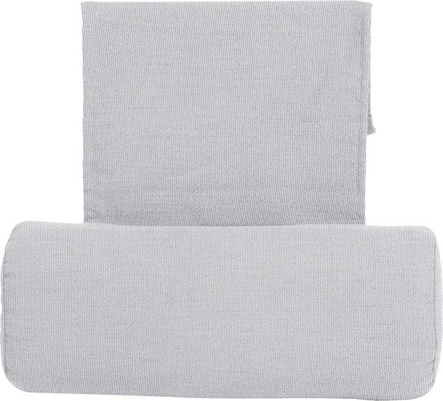 Stern Kopfpolster Liege perlgrau B/T/H: 37 x 15 x 6 cm aus 100 % Polyacryl - Bild 1